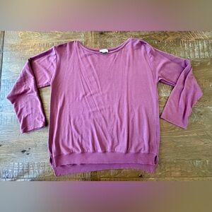 Loft Women's Mauve Sweatshirt, size XL